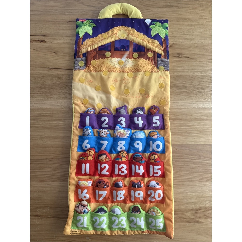 Fisher-Price Nativity Fabric Advent Calendar, 25 Days Complete